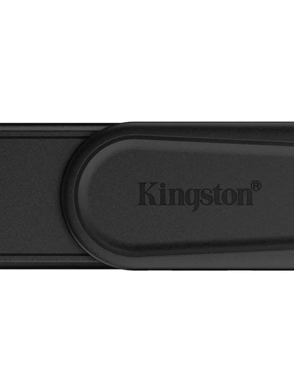 USB disk Kingston 64GB DT Exodia S, 3.2 Gen1, črn, z vrtljivim pokrovčkom