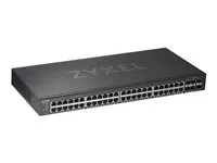 ZYXEL GS1920-48v2 50Port Smart Managed Switch 44x Gig. Copper and 4x Gigabit dual pers. hybrid mode standalone or NebulaFlex Cloud