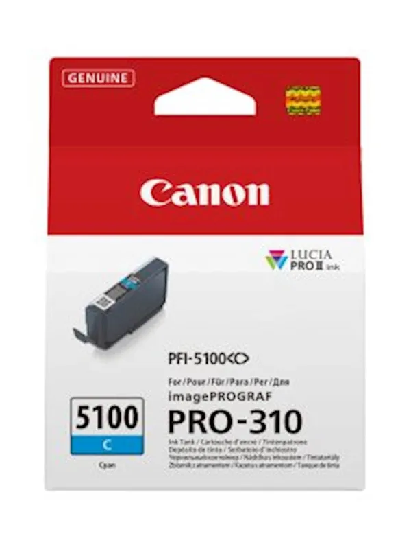 ČRNILO CANON PFI-5100 CYAN ZA PRO310