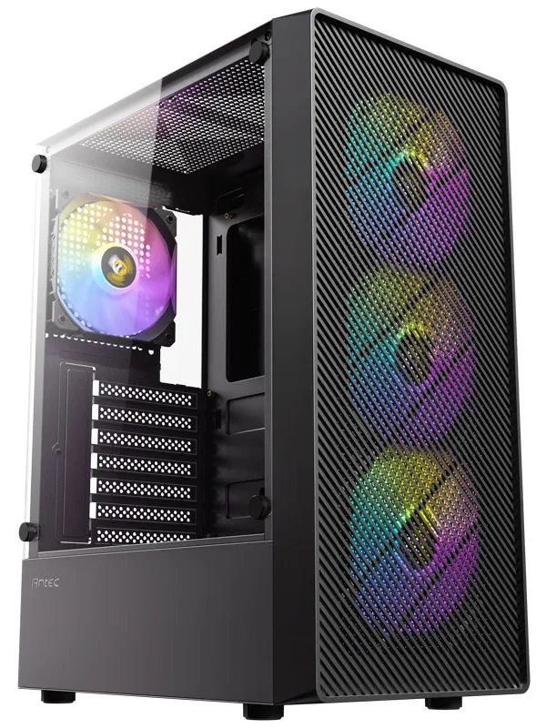 ANTEC AX26 RGB ELITE Midi-T ATX okno gaming črno ohišje