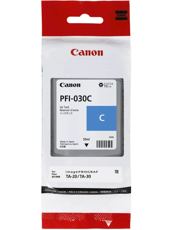 ČRNILO CANON PFI-030C MODRA ZA TM240/TM340 55ml