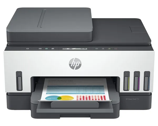 HP Smart Tank 750 All-in-One A4 Color Dual-band WiFi Ethernet Print Scan Copy Inkjet 15/9ppm
