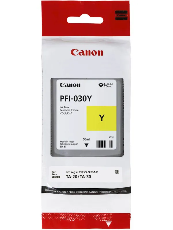 ČRNILO CANON PFI-030Y RUMENA ZA TM240/TM340 55ml
