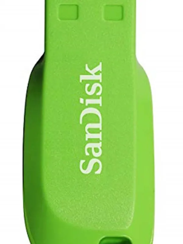 USB DISK SANDISK 16GB CRUZER BLADE ZELENA, 2.0, zelen, brez pokrovčka