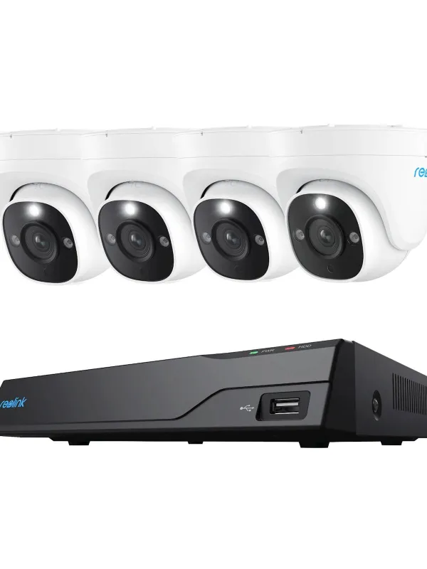 Reolink NVR snemalnik NVS8-12MD4 4k, 12MP, 8 kanalni NVR, 2TB HDD, 4x kamera POE