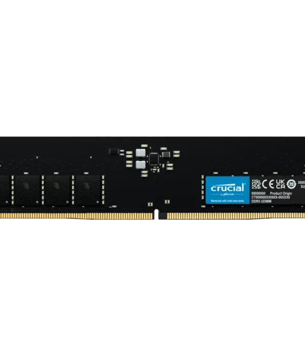 Crucial 8GB DDR5-5600 PC5-44800 UDIMM CL46, 1.1V
