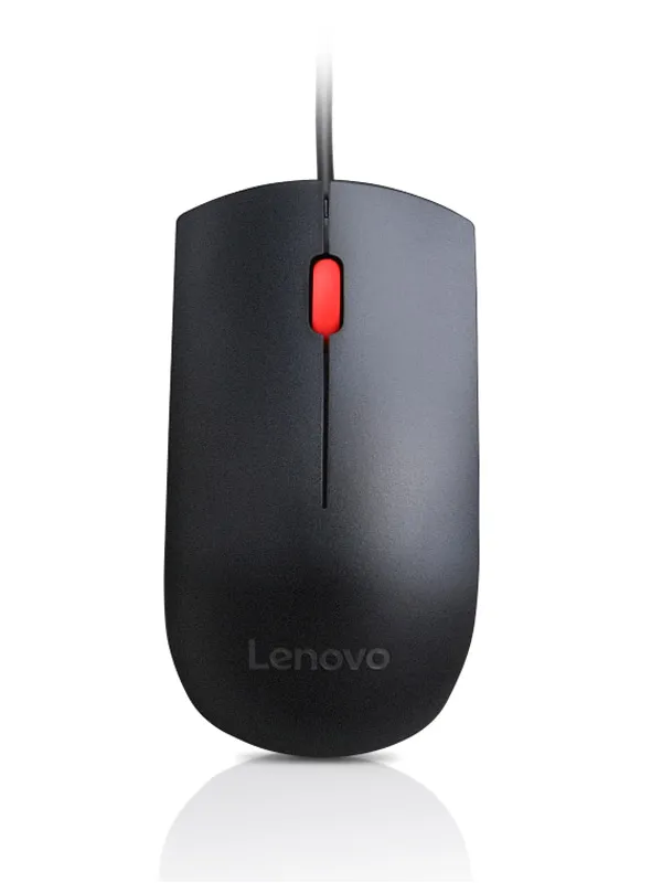 LENOVO Essential USB žična optična črna miška 4Y50R20863