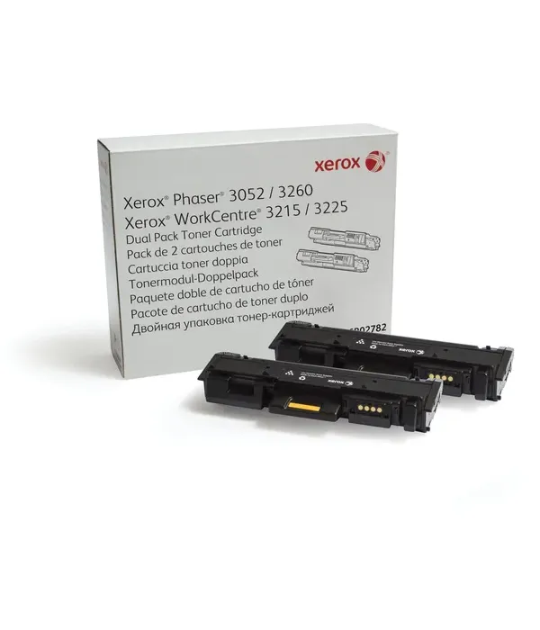 XEROX 106R02782 Dual Pack Black Toner Cartridge za Phaser/WC za 6.000 strani črni toner