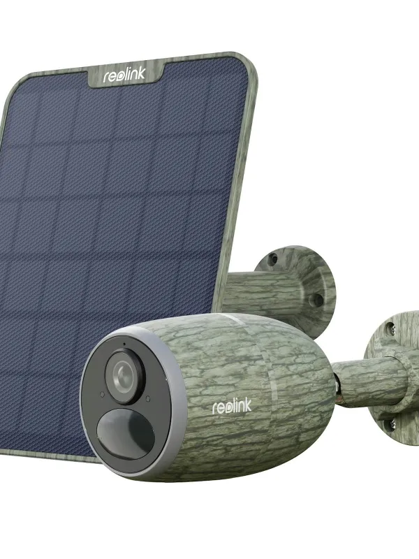 Reolink IP Kamera GO serija G330 4MP, Zunanja, Baterijska, 4G LTE podpora, priložen solarni panel 1