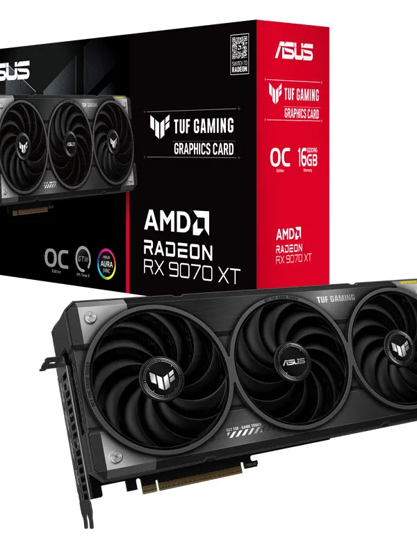 ASUS TUF Gaming Radeon RX 9070 XT GDDR6 OC TUF-RX9070XT-O16G-GAMING grafična kartica