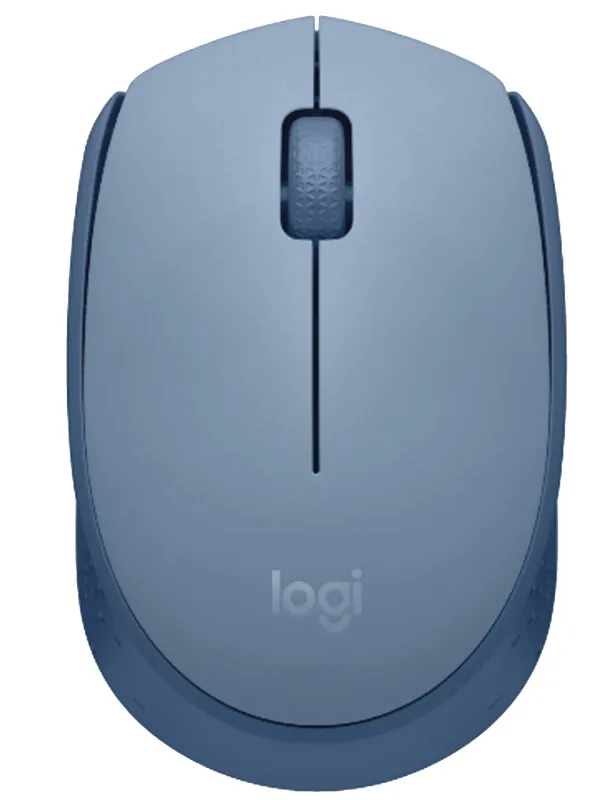 LOGITECH M171 brezžična modro siva optična miška