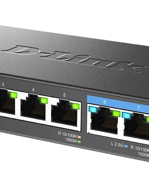 Mrežno stikalo DMS-107 2,5 Gbps