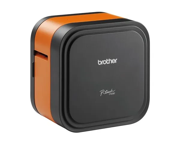 BROTHER PT-E920BT Professional Bluetooth Cube Label Printer designed for building industry users labels up to 36 mm wide