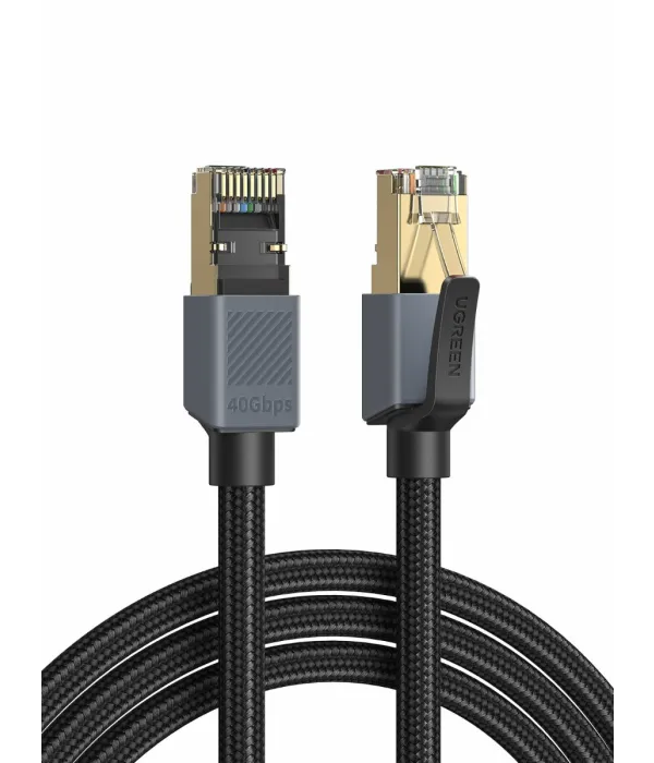 Ugreen UTP Cat8 pleten okrogel mrežni kabel, 1M