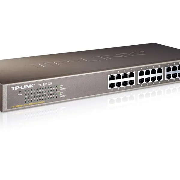 TP-LINK TL-SF1024 24-port 10/100Mbps RJ45  rack mrežno stikalo switch