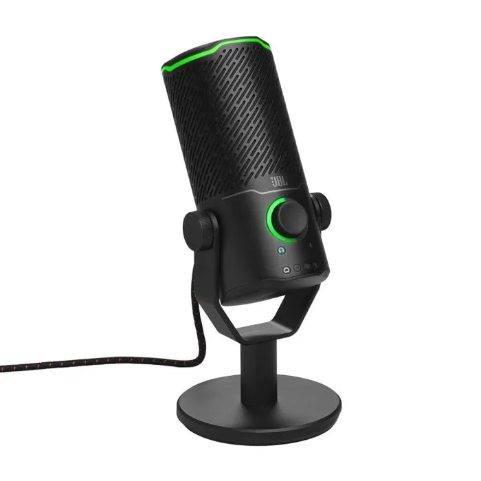 JBL Quantum Stream Studio mikrofon, črn
