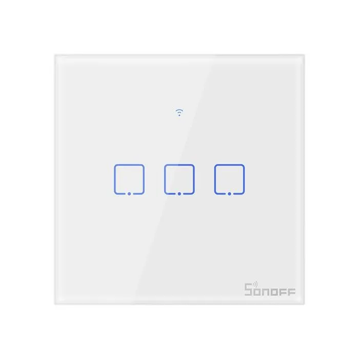 SONOFF pametno stensko stikalo Wi-Fi trojno T0EU3C-TX