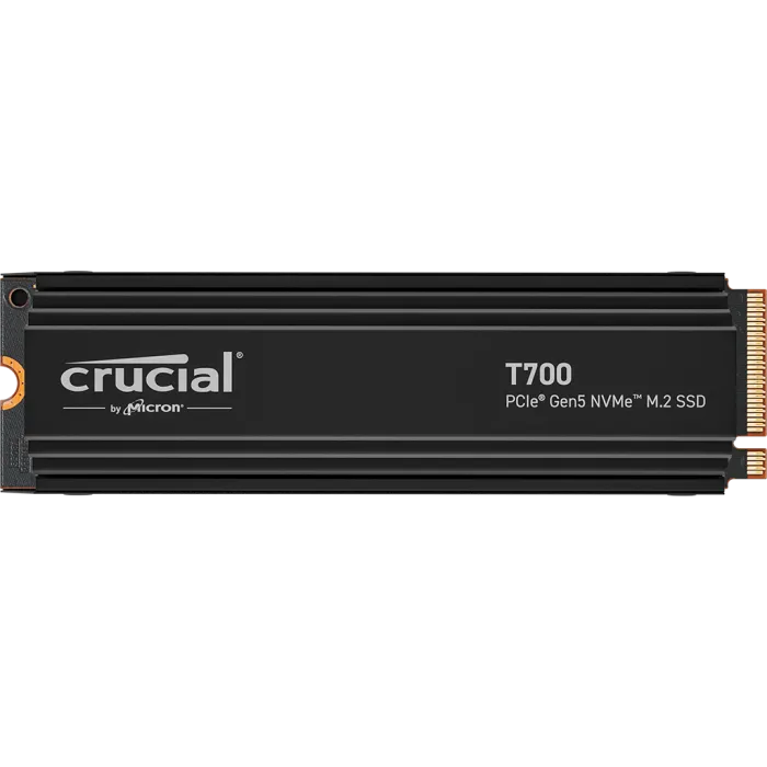 Crucial T700 2TB PCIe Gen5 NVMe M.2 SSD s hlajenjem