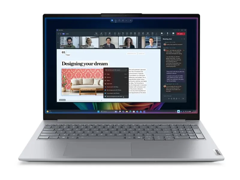 LENOVO ThinkBook 16 G9 Intel Core Ultra 7 355 16inch WUXGA 32GB 512GB UMA W11P Arctic Grey 3Y