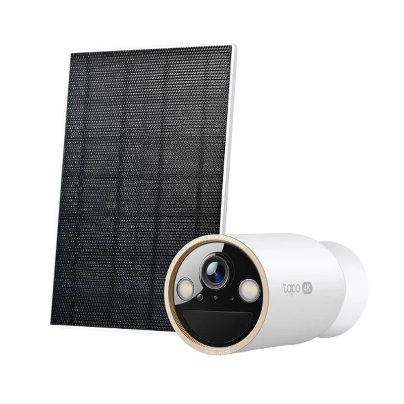 TP-LINK Tapo C460 KIT 8MP 4K dnevno/nočna WiFi Full-Color zunanja brezžična baterijska solarni panel bela nadzorna kamera