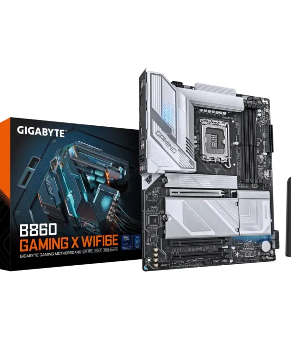 GIGABYTE B860 GAMING X WIFI6E, DDR5, SATA3, USB4, DP, WiFi 6E, LGA1851 ATX