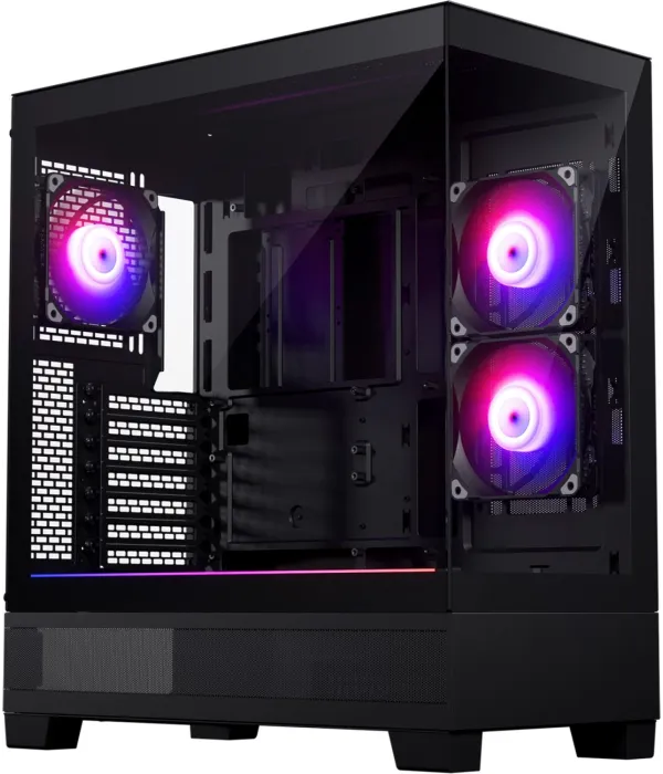 PHANTEKS XT View TEMPERED GLASS D-RGB E-ATX črno ohišje