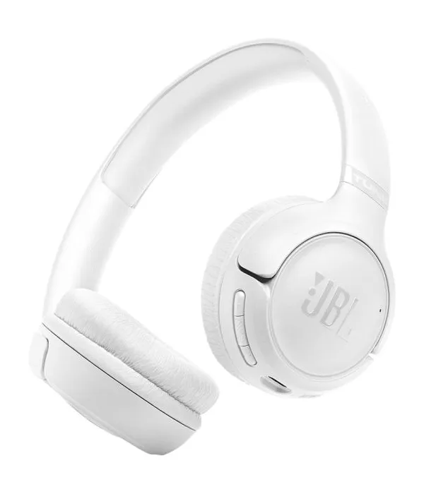 JBL Tune 530BT Bluetooth naglavne brezžične slušalke, bele
