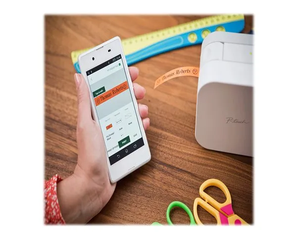 BROTHER P-Touch PT-P300BT Label printer Up to 12mm 180dpi 20mm/sec Bluetooth 2.1 EDR Cutter