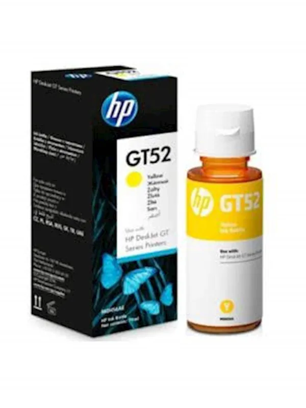 ČRNILO HP RUMENO GT52 STEKLENIČKA ZA DJ GT 5810/5820/INK TANK 115/315/415/SMART TANK 500.. 8000 STRA