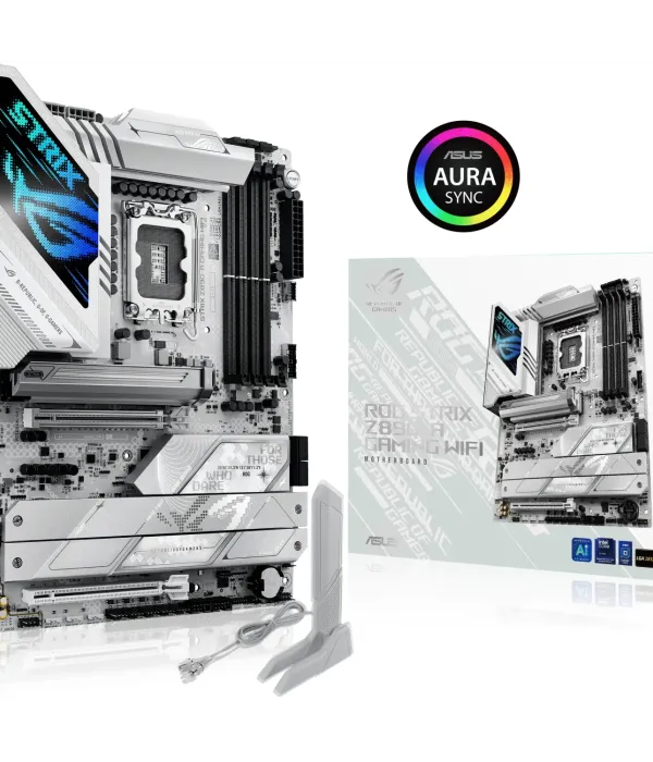 ASUS ROG STRIX Z890-A GAMING WIFI, DDR5, SATA3, USB4, DP, 2.5GbE, WIFI 7, LGA1851 ATX