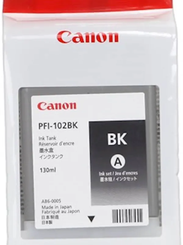 ČRNILO CANON PFI-102 ČRNO ZA IPF500/600/700 130ml