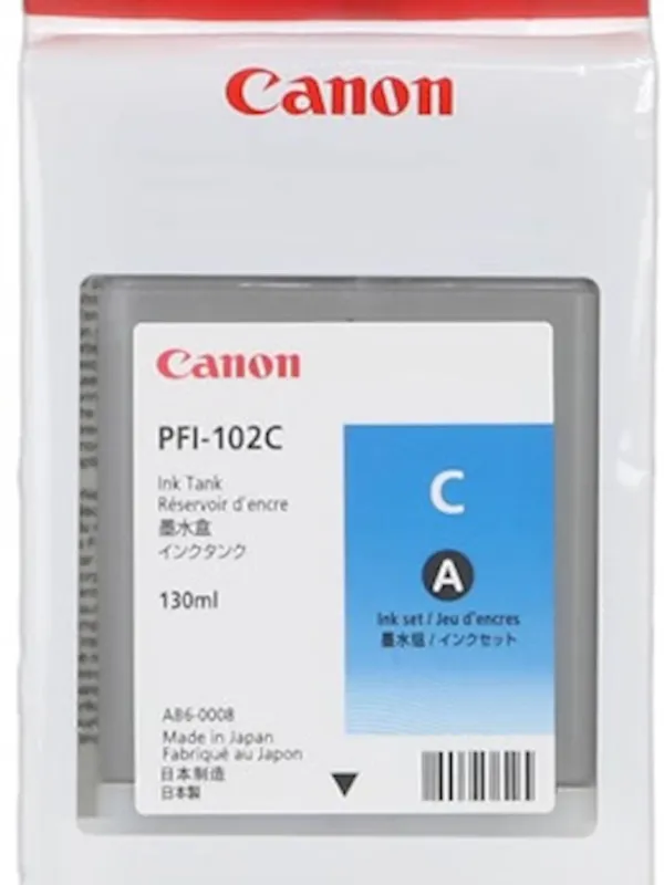 ČRNILO CANON PFI-102 CYAN ZA IPF500/600/700 130ml