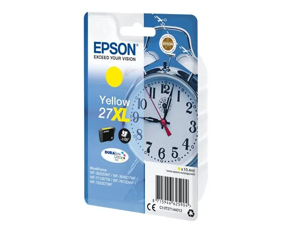 EPSON Singlepack Yellow 27XL DURABrite Ultra Ink