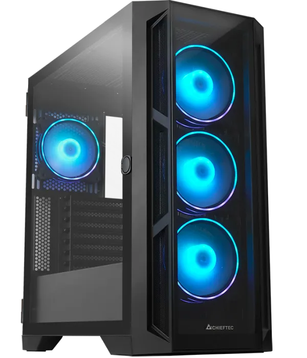 Chieftec APEX USB3.2 Gen2 ATX A-RGB ohišje, črno