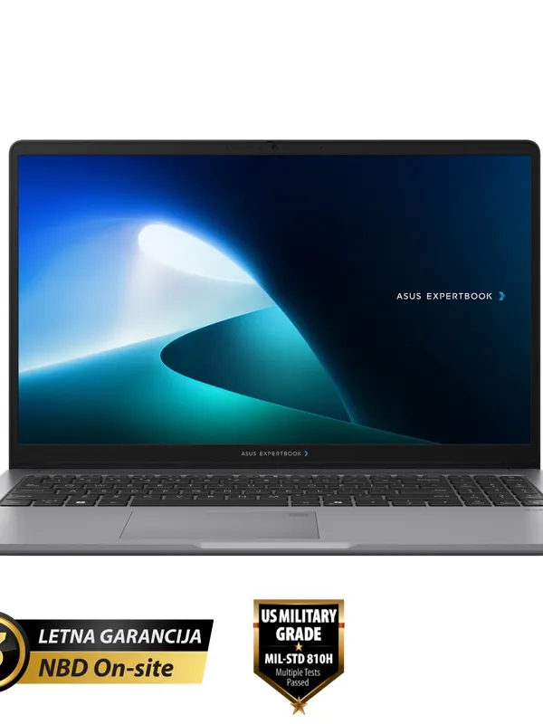 ASUS ExpertBook P1 15,6" (39,62cm) FHD Intel Core 7 240H 16GB 1TB Windows 11 Pro prenosni računalnik P1503CVA-WB240H4D0XN