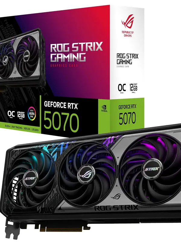 ASUS ROG STRIX GeForce RTX 5070 OC 12GB GDDR7 ROG-STRIX-RTX5070-O12G-GAMING grafična kartica