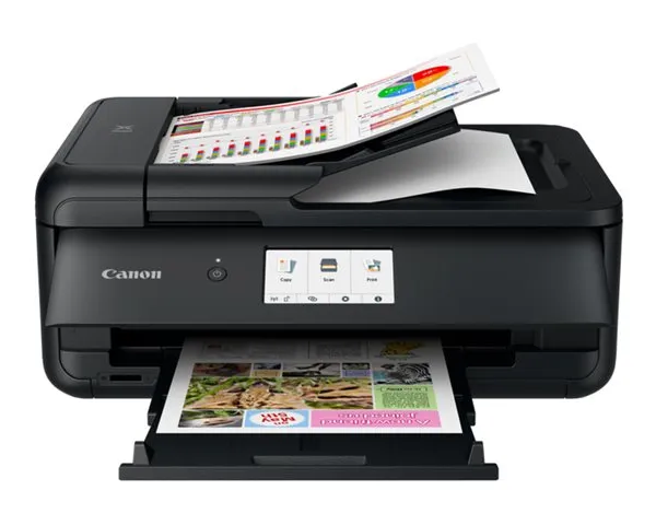 CANON PIXMA TS9550A MFP colour inkjet A4 A3 15ipm Print 200sheets USB LAN Wi-Fi Black