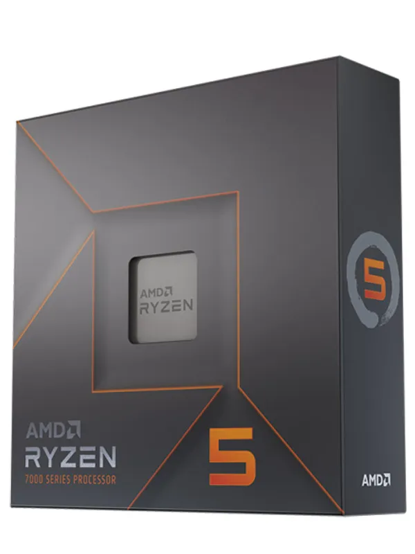 AMD Ryzen 5 7600X 4,7/5,3GHz 32MB AM5 105W BOX brez hladilnika procesor