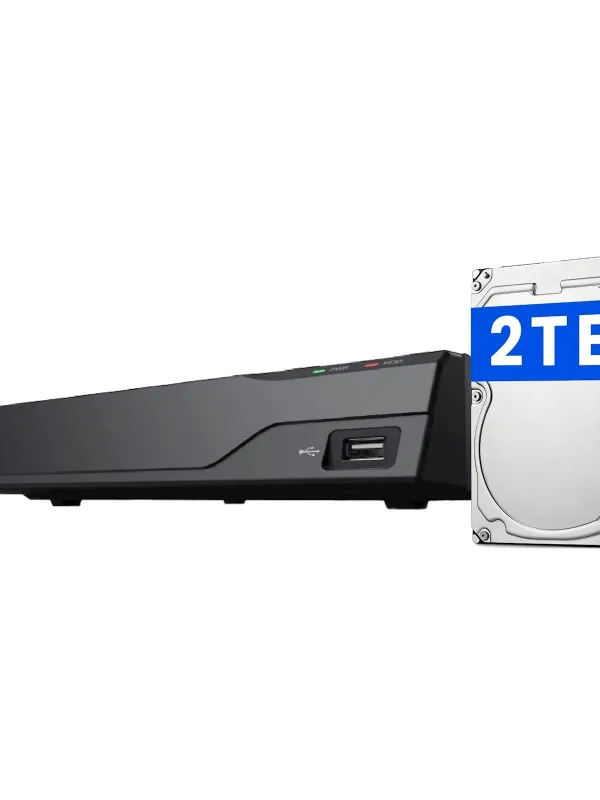 Reolink NVR snemalnik NVS8-5MD4 5MP, 8 kanalni NVR, 2TB HDD, 4x kamera POE