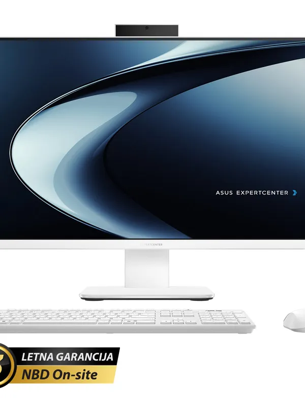ASUS ExpertBook P600 AiO 27" (68,58cm) FHD Ryzen AI 5 330 16GB 1tb kamera + tipkovnica + miška bel AIO računalnik PM670KA-WBR3304DW1