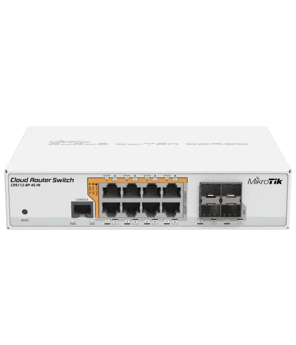 Mikrotik stikalo Cloud Router Switch CRS112-8P-4S-IN