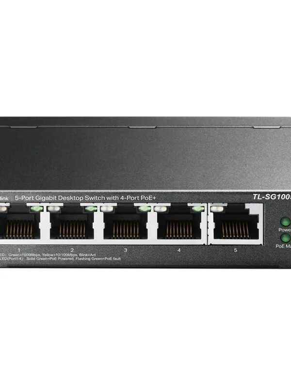 TP-LINK TL-SG1005LP 5-Port Gigabit (4x PoE+) RJ45 mrežno stikalo switch