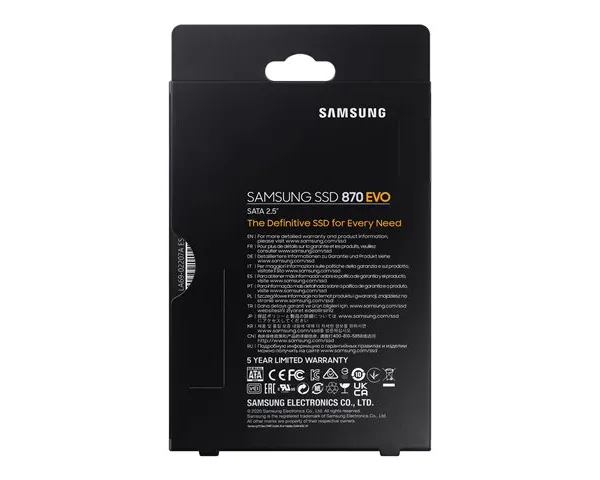 SAMSUNG 870 EVO SSD 250GB SATA 6Gb/s 2.5inch TCG Opal