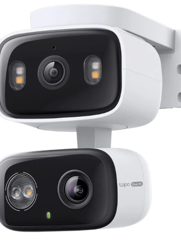 TP-LINK Tapo C246D Dual Lens 2K 3MP WiFi bela pan/tilt notranja/zunanja nadzorna kamera