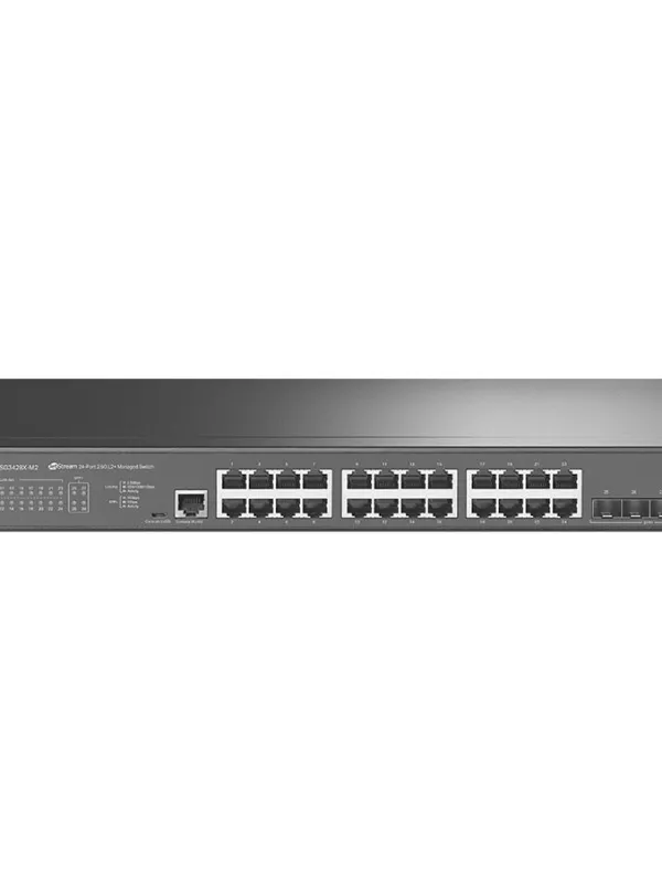 TP-LINK Omada SG3428X-M2 28-port 24x 2.5GBASE-T RJ45 4x 10Gbps SFP+ L3 Managed mrežno stikalo switch