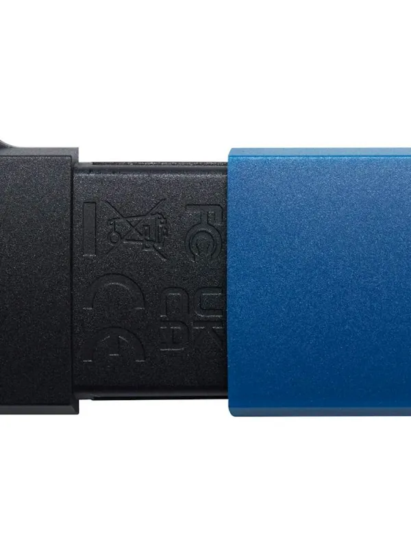 USB disk Kingston 64GB DT Exodia M, 3.2 Gen1, črno moder, drsni priključek