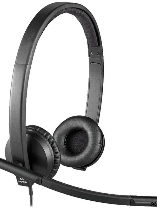 LOGITECH H570E stereo črne z mikrofonom slušalke