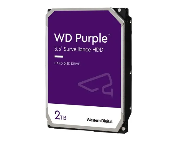 WD Purple 2TB SATA 6Gb/s CE HDD 3.5inch internal 256MB Cache 24x7 Bulk