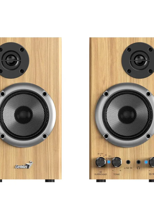Zvočniki Genius HF-520BT borov les