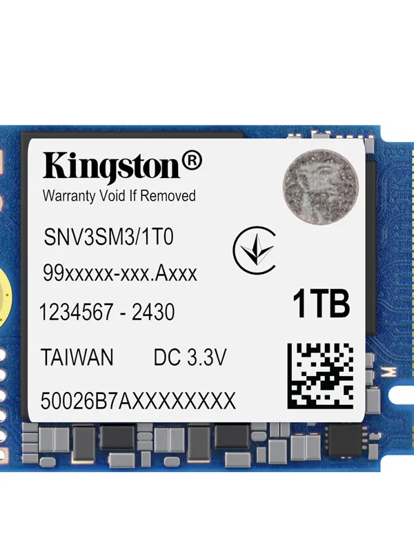 KINGSTON NV3 1TB M.2 PCIe 4.0 2230 SSD SNV3SM3/1T0